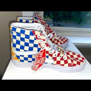 Vans Sk8 - Hi Checkerboard Multi